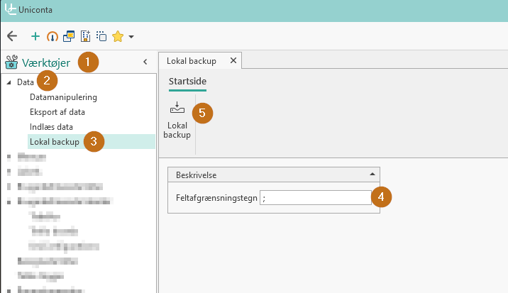 Uniconta backup guide